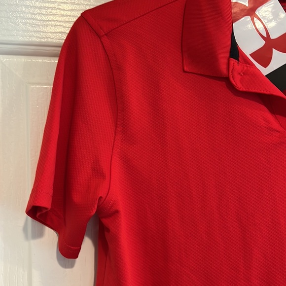 Under Armour Red Polo - Youth XL - Picture 3 of 9